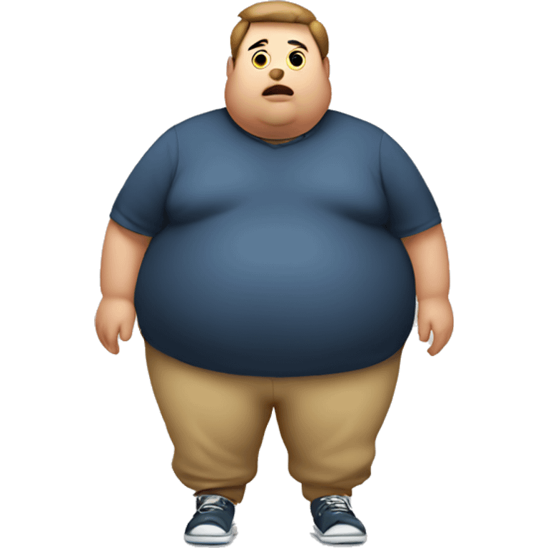 Fat person  emoji