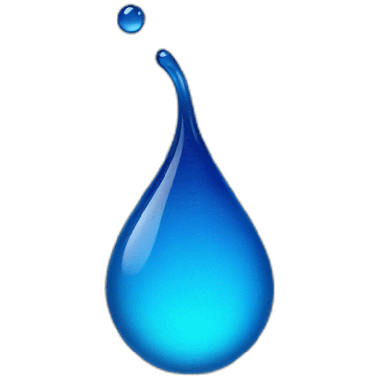 blue droplet emoji