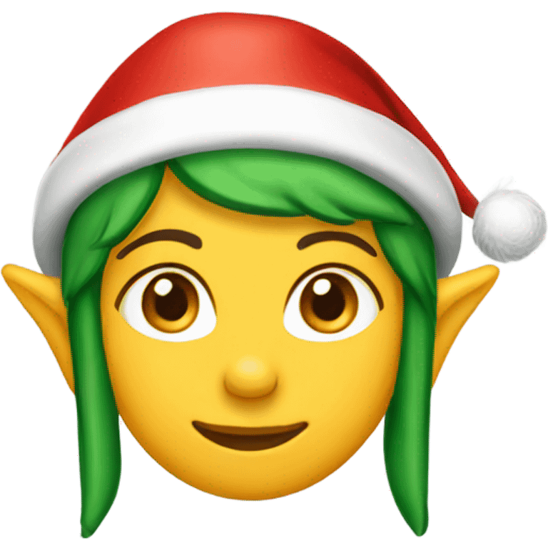 elf female santa hat emoji