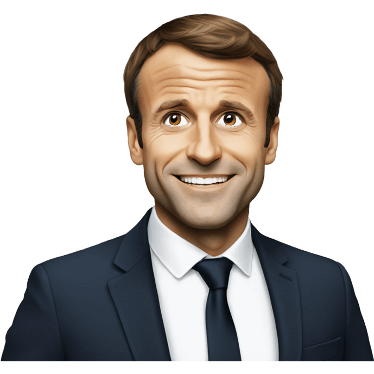 Emmanuel Macron chauve emoji