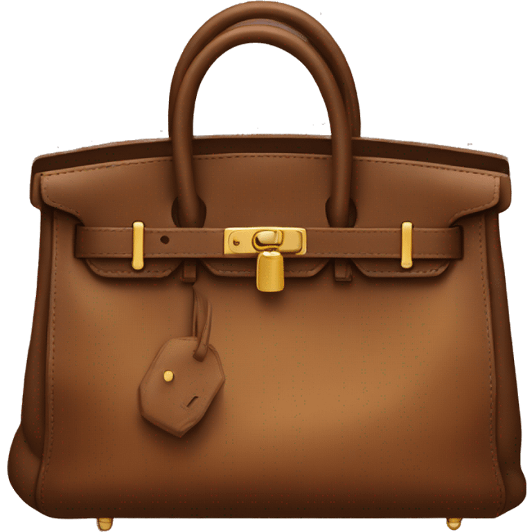 Brown birkin bag emoji