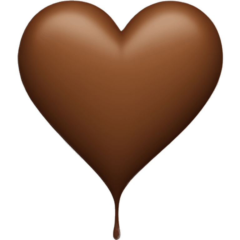 Brown heart emoji