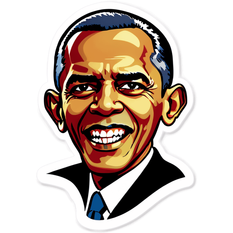 Demonic obama emoji