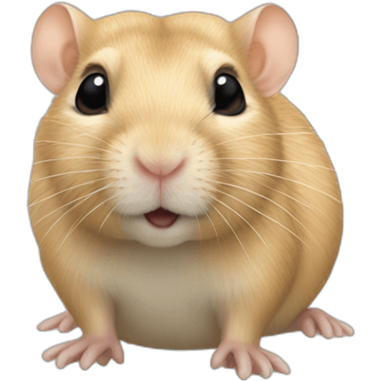 realistic beige gerbil emoji