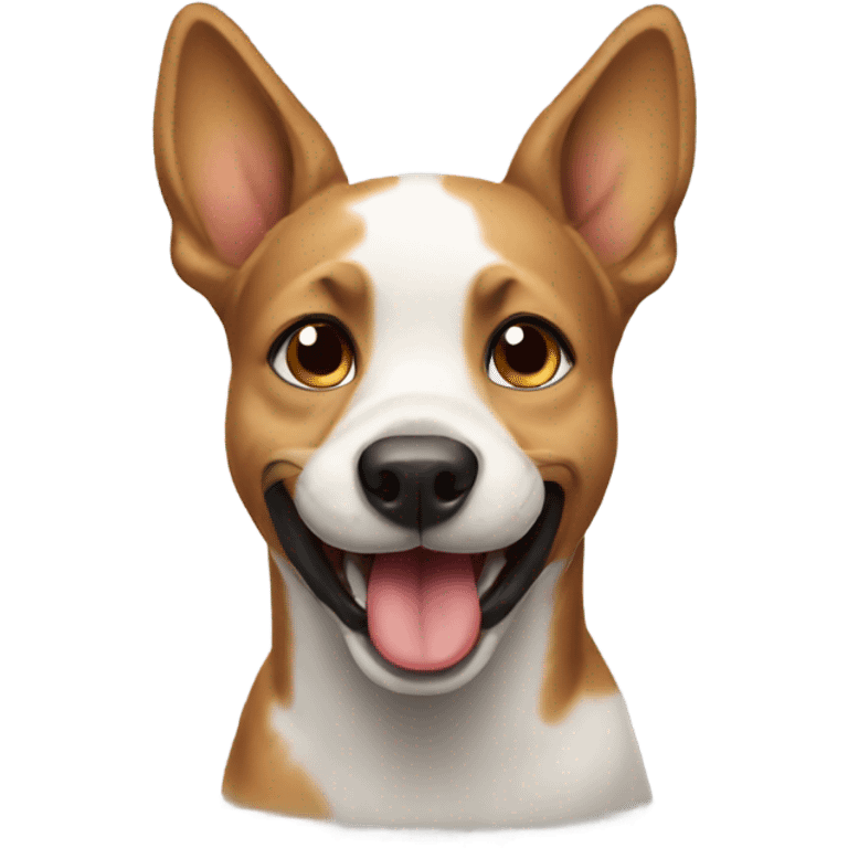 Dog happy emoji