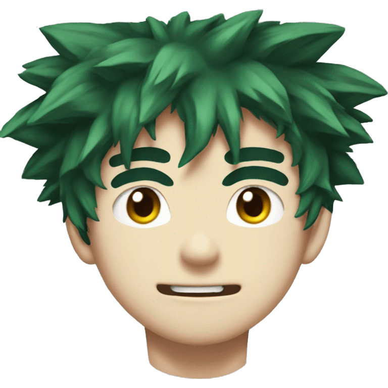 Deku from mha emoji