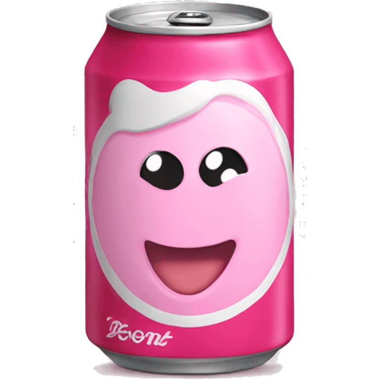 Baby pink cola can emoji