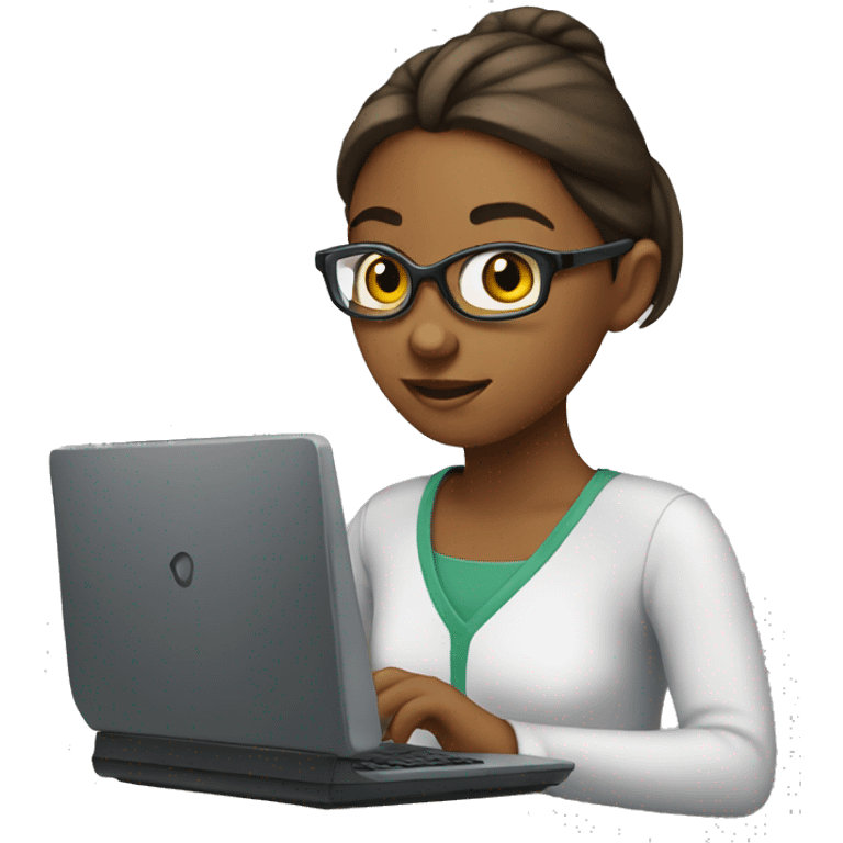 girl coding emoji