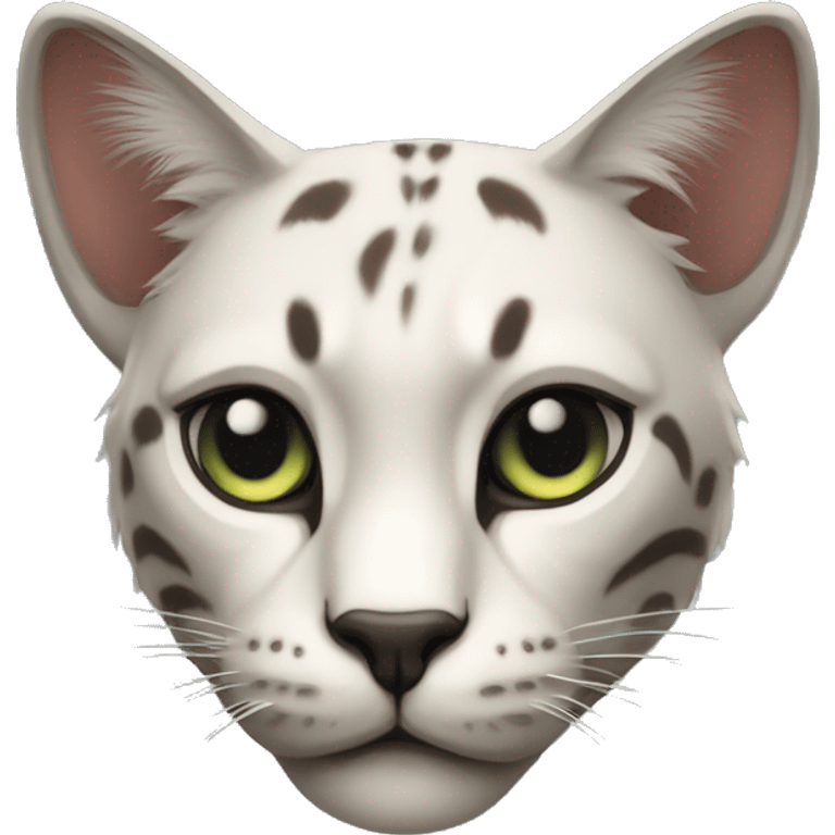 Cool Edgy Vernid-feline species full body emoji