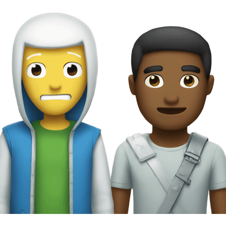 finn and jake from adventure time emoji