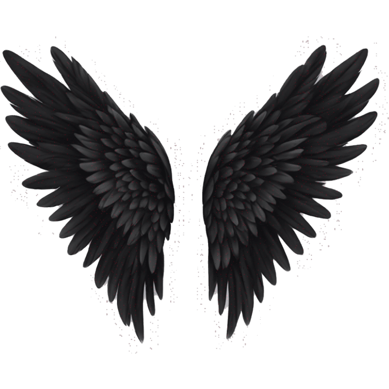 Victoria’s Secret wings black  emoji