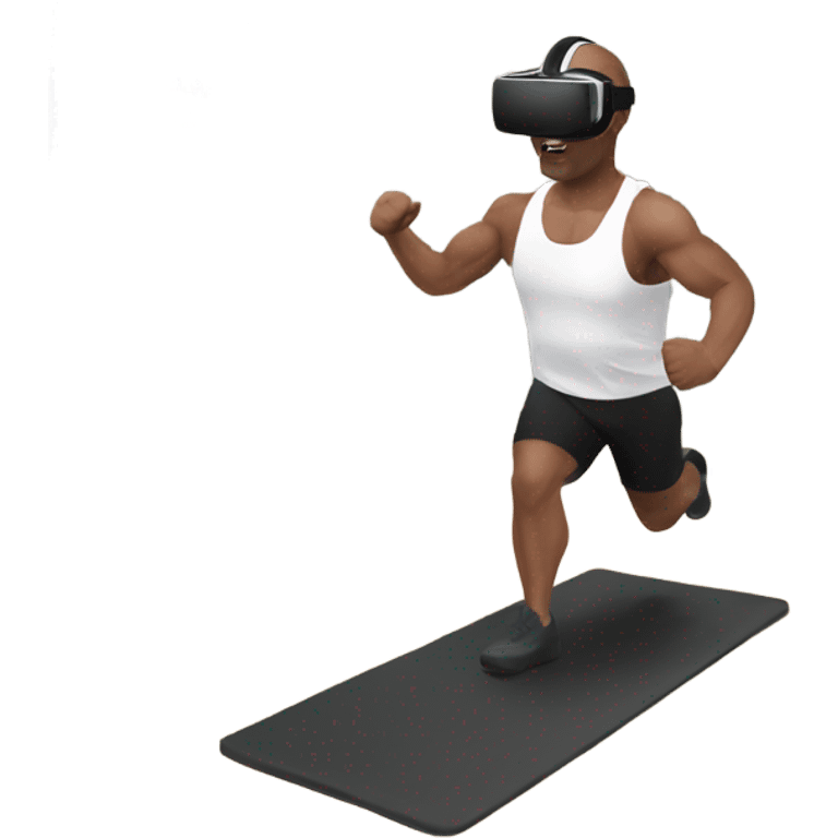  working out with Vr Putin  emoji