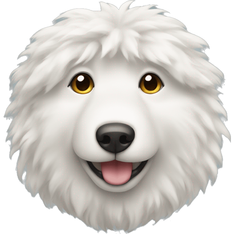 A fluffy Samojede emoji