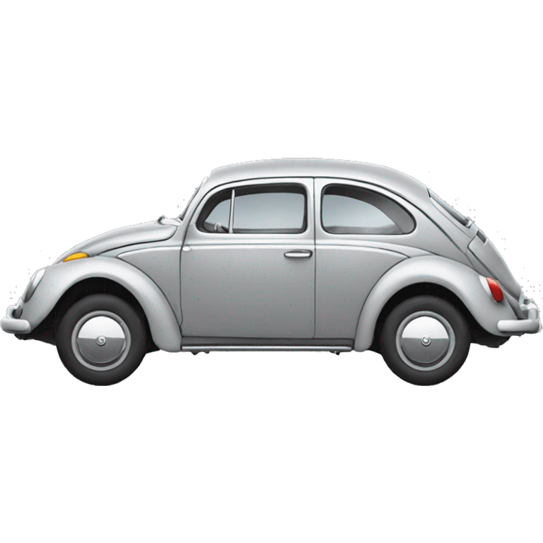 Coche TRoc de  Volkswagen gris  emoji