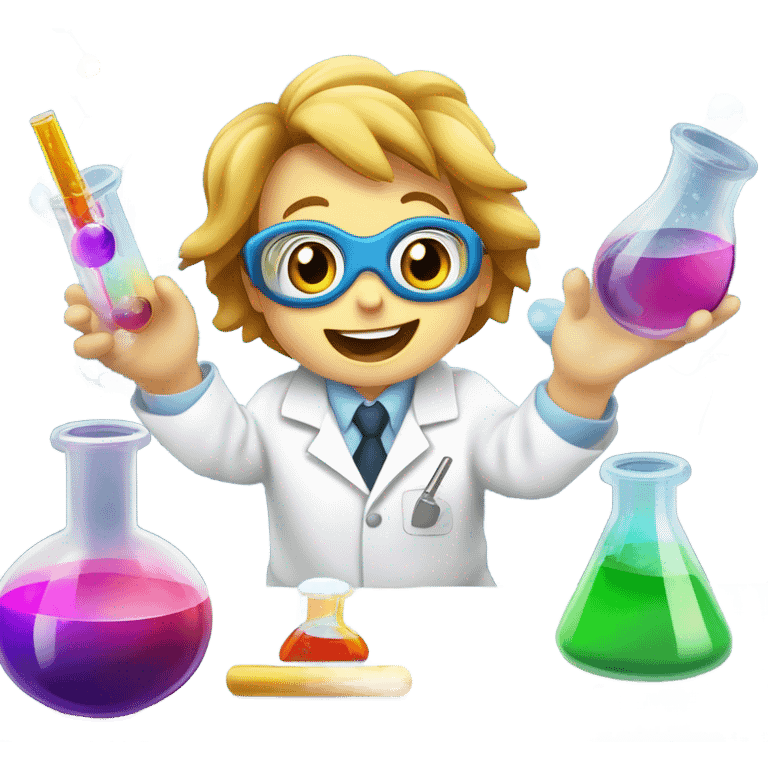 Kid chemist ￼ emoji