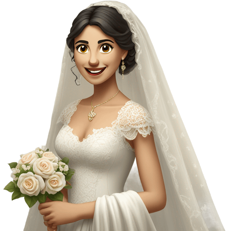 Young Spanish bride  emoji