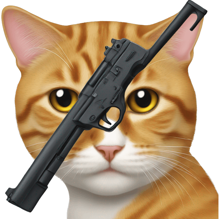 pistol cat emoji