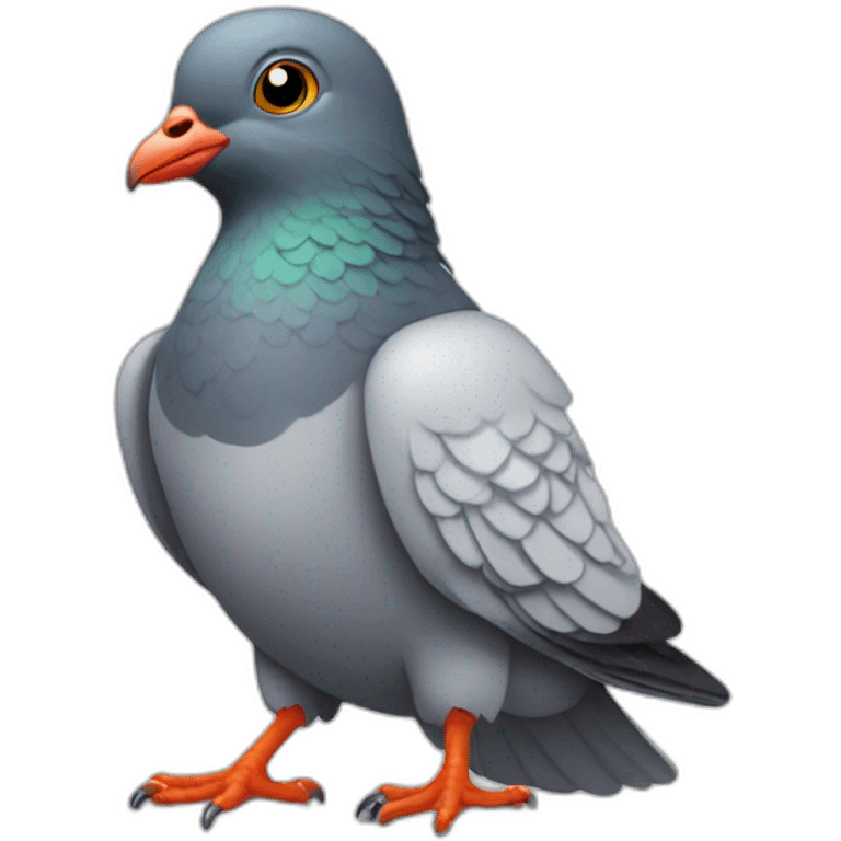 pigeon wearing a t-shirt emoji