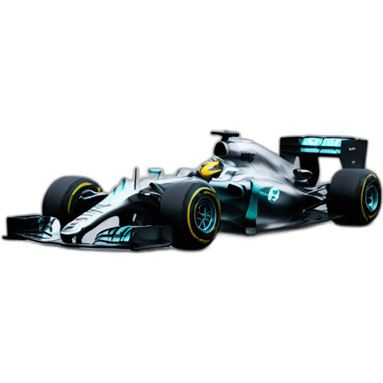 F1 Mercedes emoji