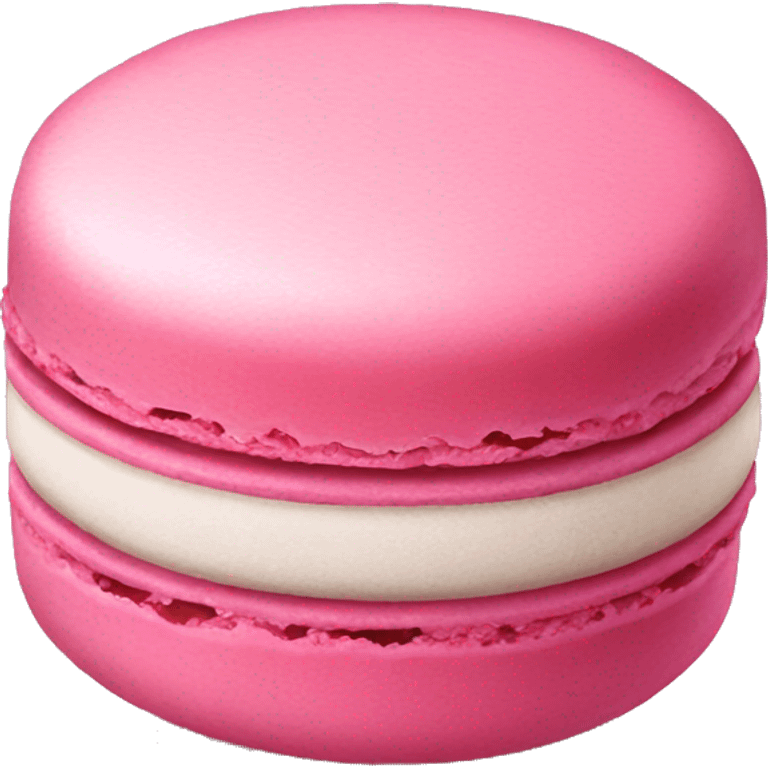 pink macaroon emoji