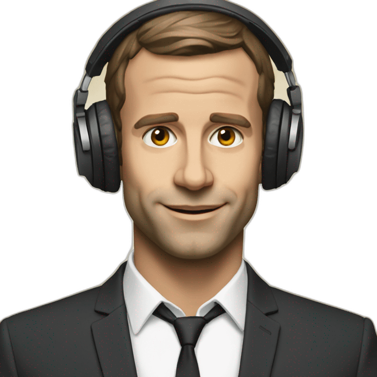 macron dj emoji