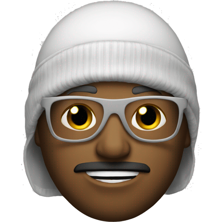 Man wearing a ski mask emoji