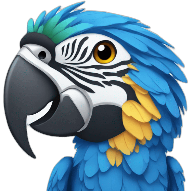 blue macaw emoji