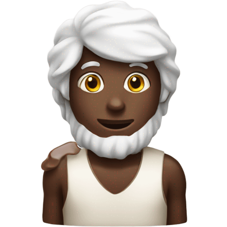 Chocolate white emoji