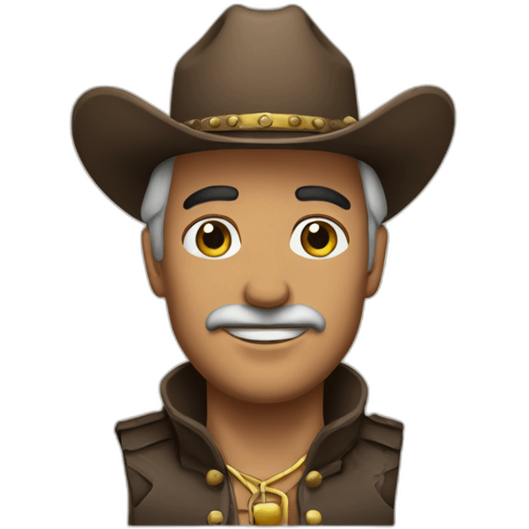 Xerxes irani wearing cowboy hat emoji