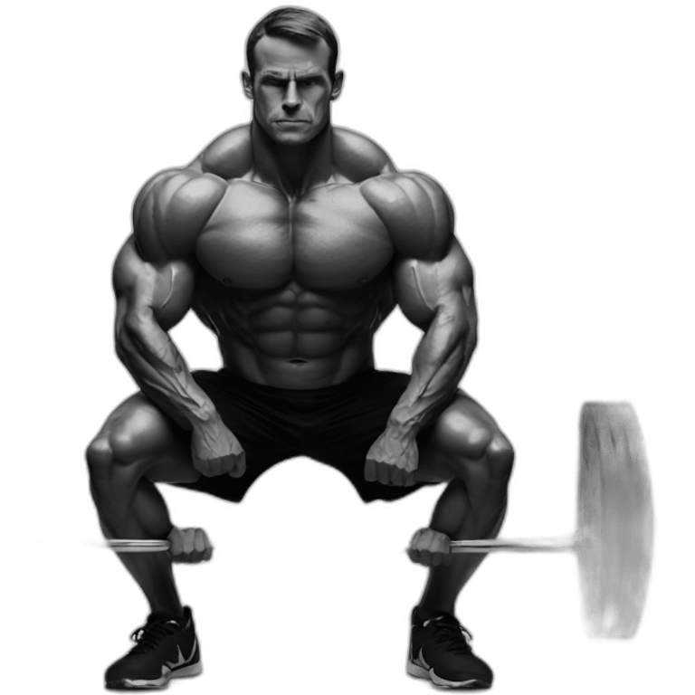 macron Barbell Squat emoji