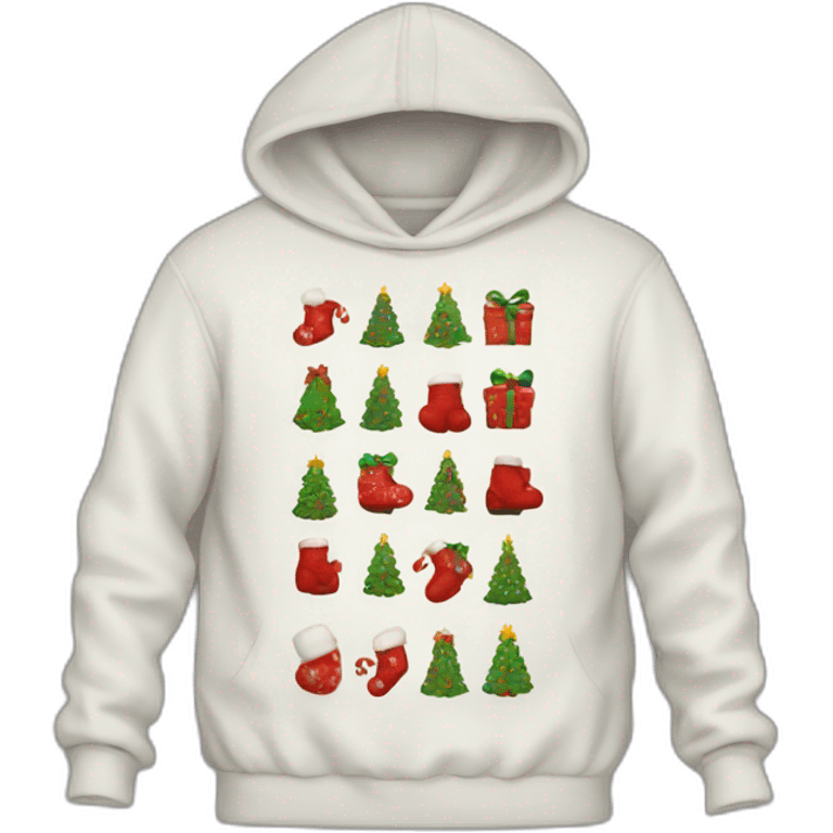 sweatshirt Christmas  emoji