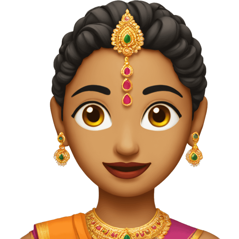 a bharatanatyam dancer emoji