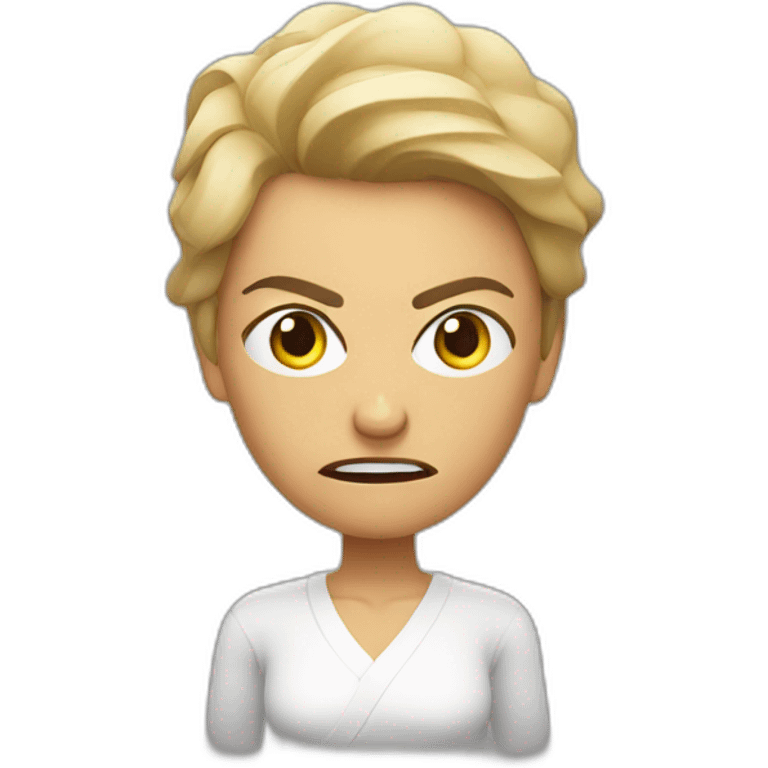 angry yoga teacher emoji