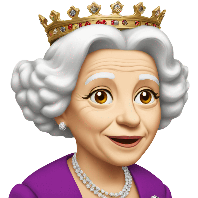 queen elisabeth, king charles emoji