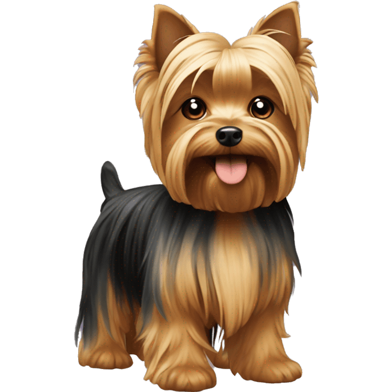 A Yorkshire terrier  emoji