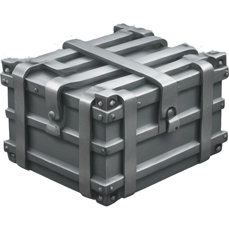 metal box with two axles coming out of it on its two sides emoji