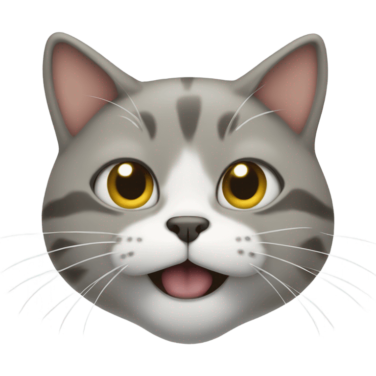 cat with fog coming out of its mouth  emoji