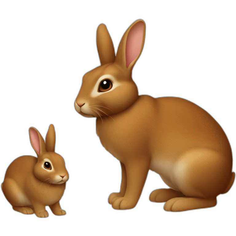 Lapin-marron-petit emoji