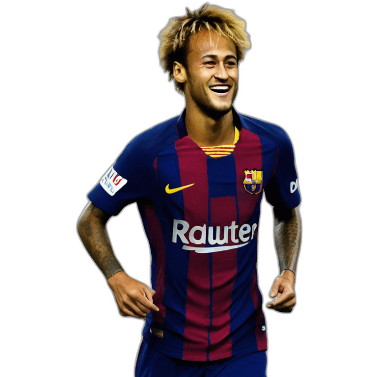 Neymar en el Barcelona emoji