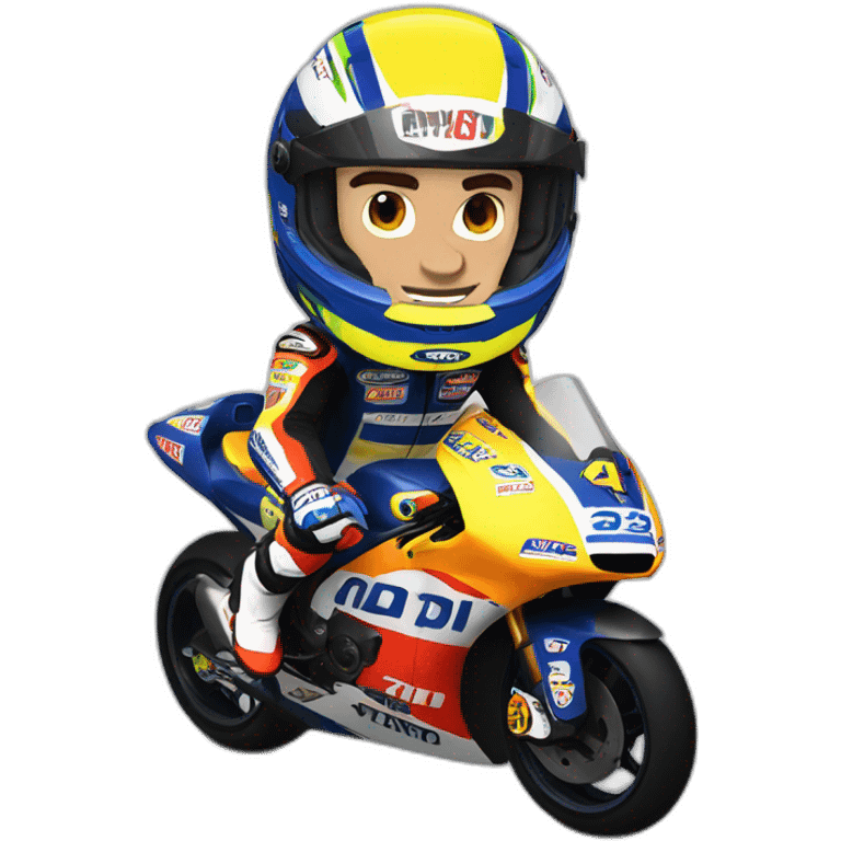 Pilote Motogp emoji