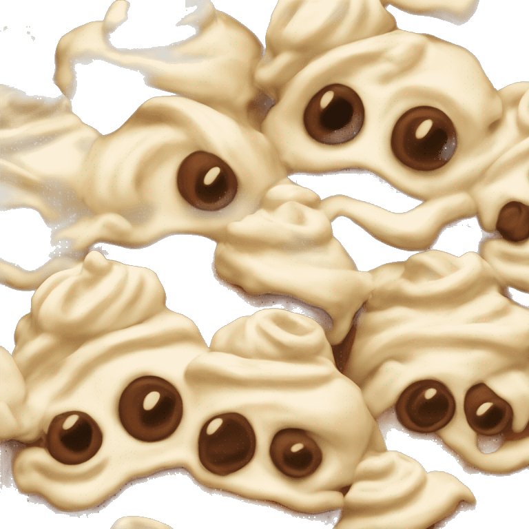 Cinnabon with cream  emoji