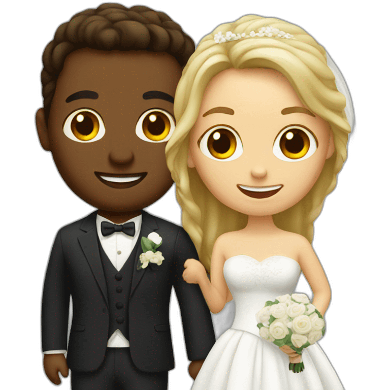 Italian women and white get getting married emoji