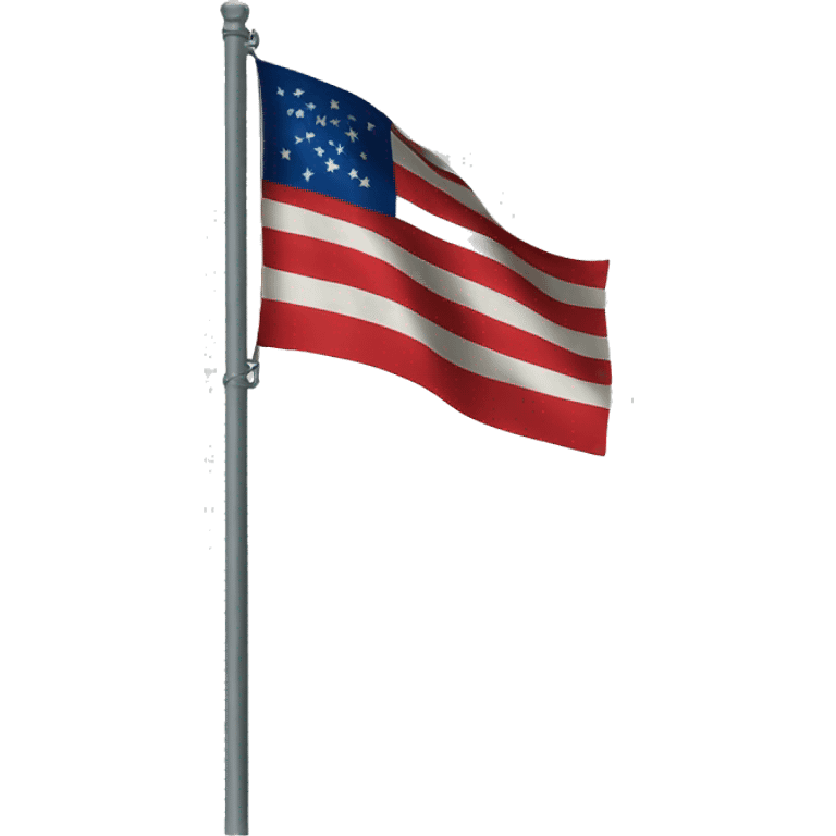 Flag pole only emoji