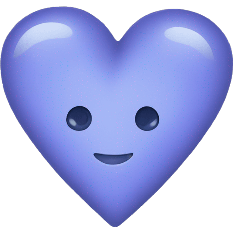 Periwinkle heart emoji