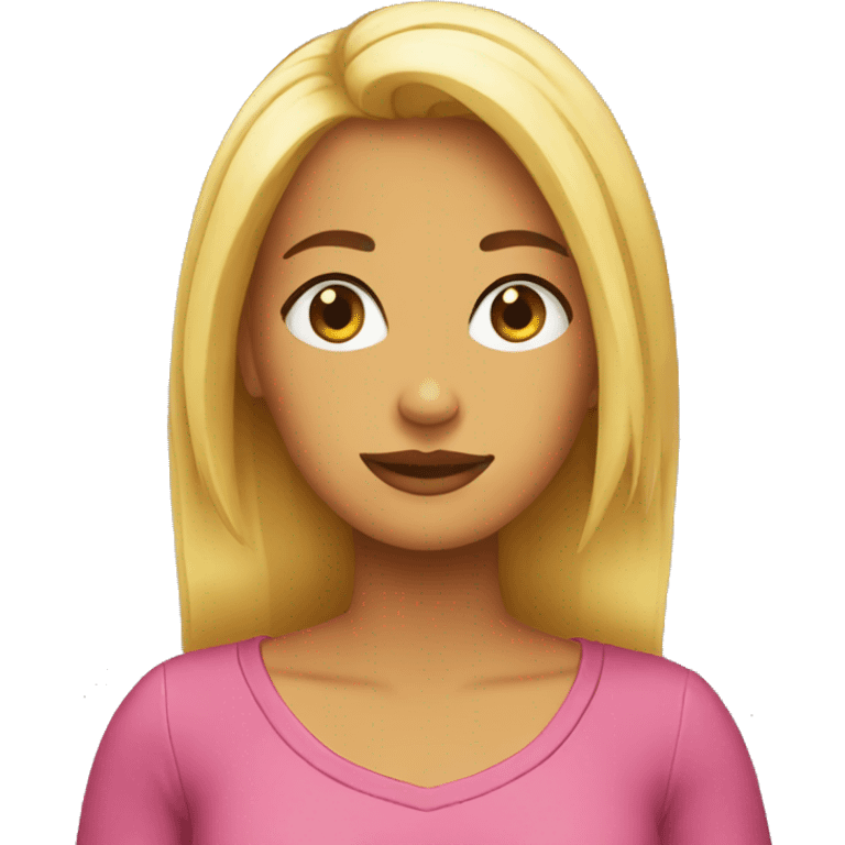 Chica rubia emoji