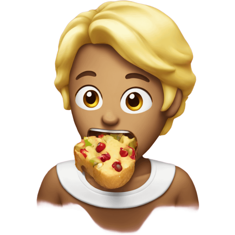 Yummy eating  emoji