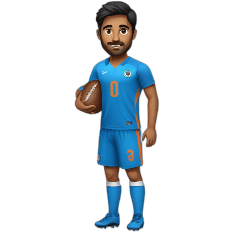 indian football player emoji