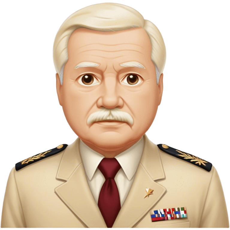 Cinematic Realistic Lech Wa≈Çƒôsa Pop Culture Emoji, depicted with a resolute, charismatic portrayal of the iconic leader rendered with lifelike detail and inspiring, dynamic lighting. emoji