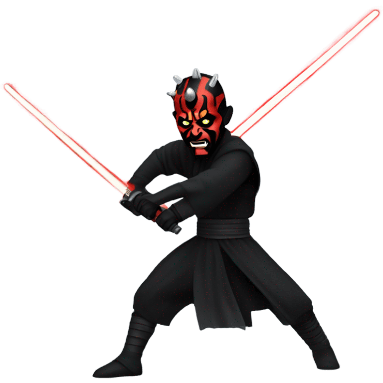 Darth Maul spinning his saber emoji