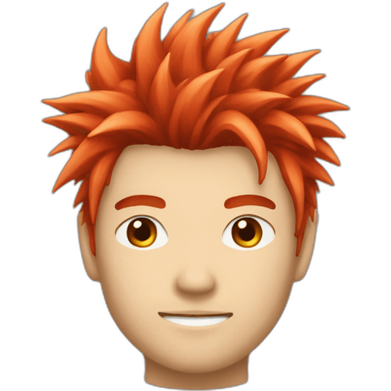 japanese-red-spiked-haired-guy emoji